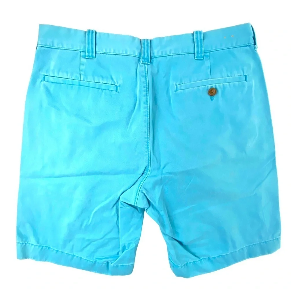 J. Crew aqua turquoise Blue Chino Shorts Men's SZ 32